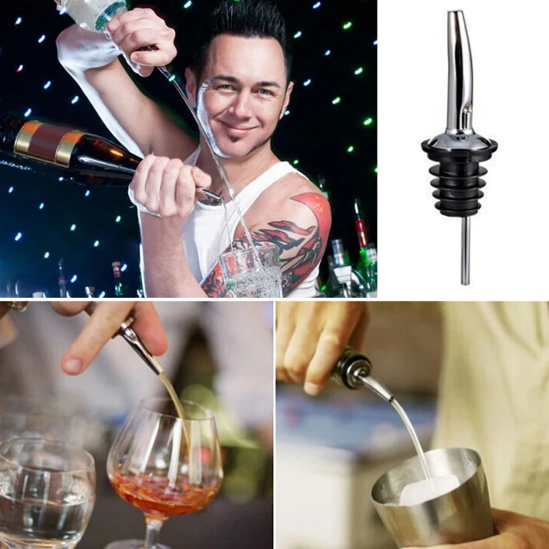 Whisky Red Wine Bottle Pourer Stopper Nozzle Olive Oil Cork Corktail Liquid Dispenser Bar Accessories Pourers Spout Mouth | Дом и сад