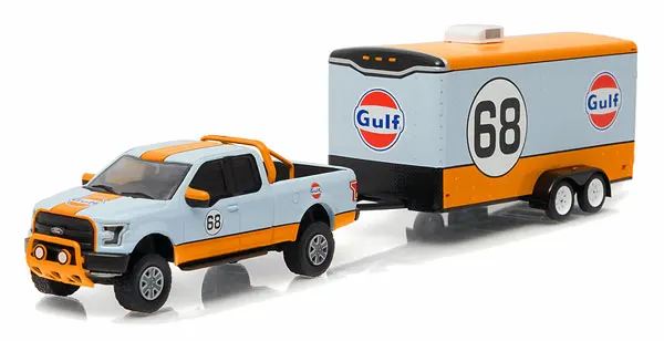 Зеленый светильник 1:64 Gu lf Oil 2015 изысканные игрушечные машинки из сплава для