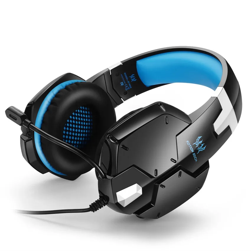Игровые наушники KOTION EACH G1200 стереогарнитура 3 5 мм с басами и микрофоном для ПК