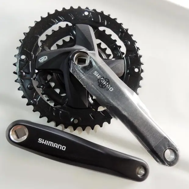 Новый набор кривошипов Shimano Altus FC M371 9x3 speed 44/32/22T|triple crankset|crankset crankshimano crankset |