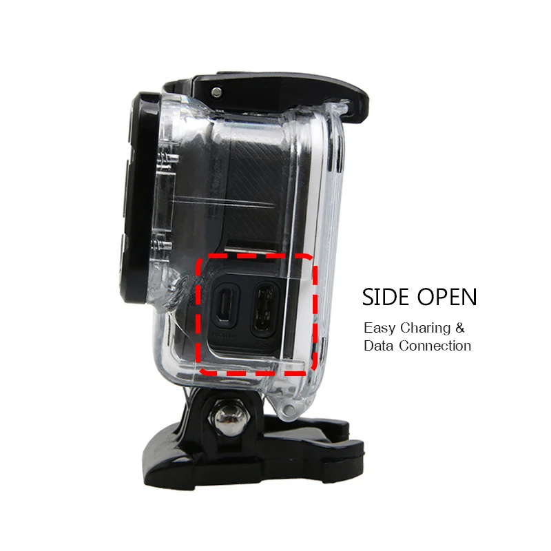 Защитный чехол с боковым открыванием для GoPro Hero 5 6 Go Pro защитный камеры 7 Black|Чехлы