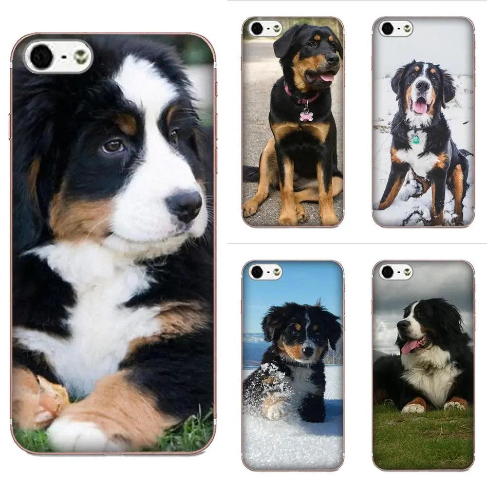 Мягкий художественный чехол Bernese Mountain Dog для Xiaomi Redmi Mi Note 7 8 9 SE Pro Lite Go Play | Мобильные