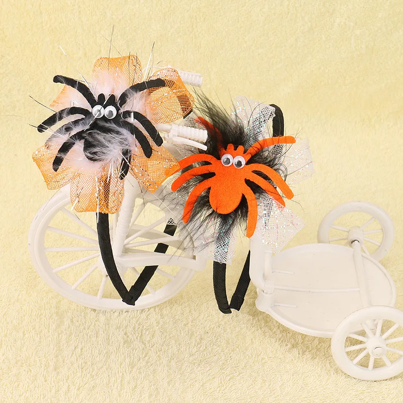2017 Счастливого Хэллоуина паук повязки на голову креативные милые Детская