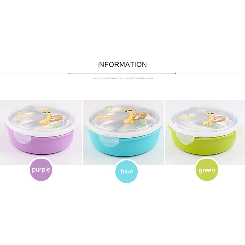 Ланч-бокс из нержавеющей стали, контейнеры для еды, Bento box с отделениями, Портативный Ланч-бокс, коробка для хранения еды, для детского пикника
