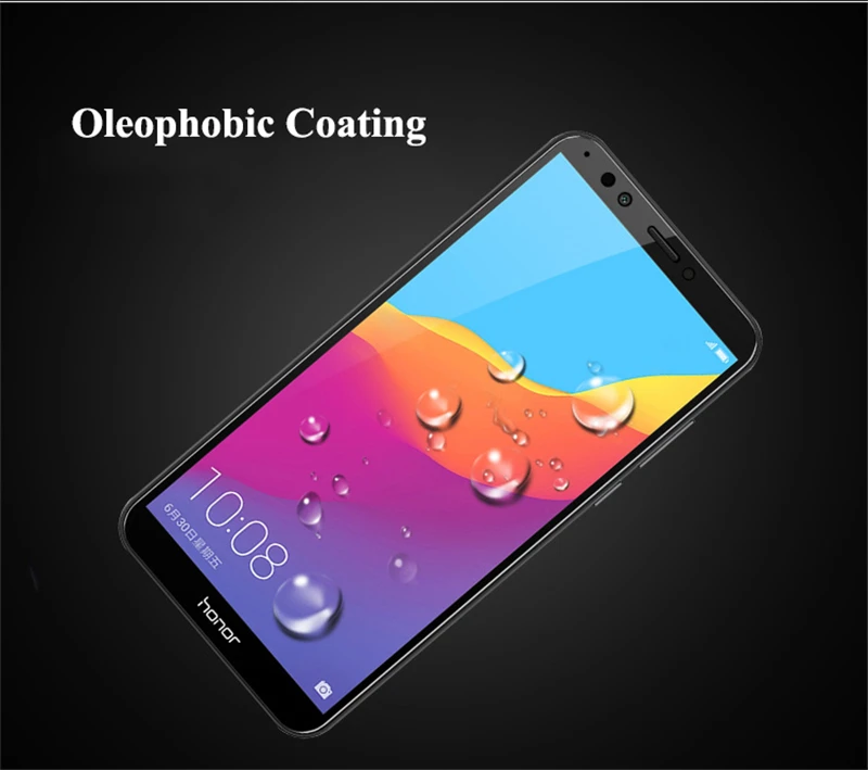 Закаленное стекло с полным покрытием для Huawei Honor 7C на протектор экрана 9H HD пленка