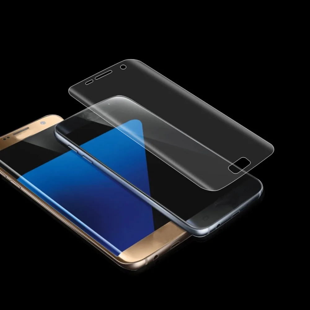 Полное покрытие для Samsung Galaxy S7 S6 S8 Plus Edge прозрачный защитный экран из ТПУ HD мягкая