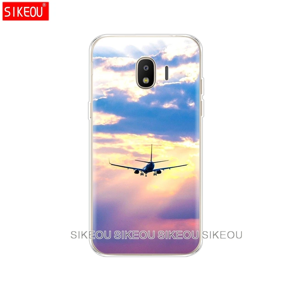 Силиконовый чехол для телефона Samsung Galaxy J3 J5 J7 2017 J330 J530 J730 PRO j2 2018 самолет Летающий