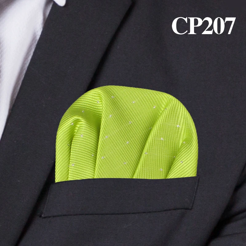 CP207 Модные костюмы в горошек карманные квадратные для мужчин бизнес полотенце для сундуков носовые платки для джентльменов классический костюм салфетка мужской носовой платок - Цвет: CP207