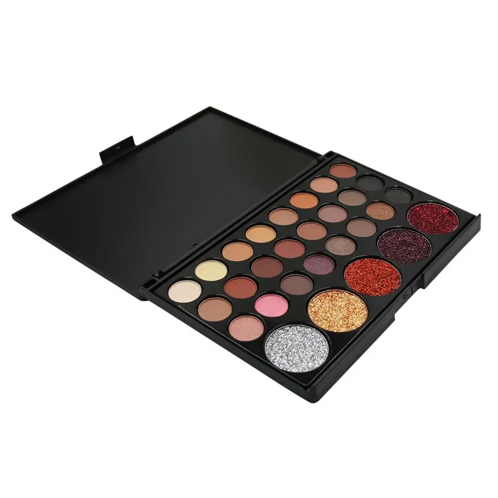 29 цветов глаз диск для теней блестки Алмазная земля Цвет мигающий порошок