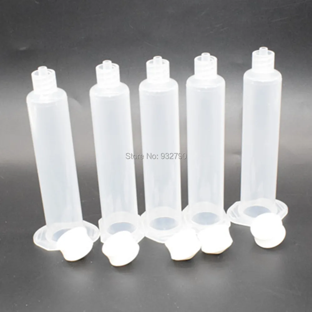 5pc 10cc Glue Dispensing Syringe Barrel Tube Needles for Adhesives Sealant Silicone Polypropylene Solder Paste Paints Lubricants |