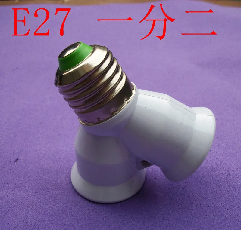 

10 pcs/lot ,Free shipping,E27 one point two, e27 e27 turn a turn two, retardant high temperature
