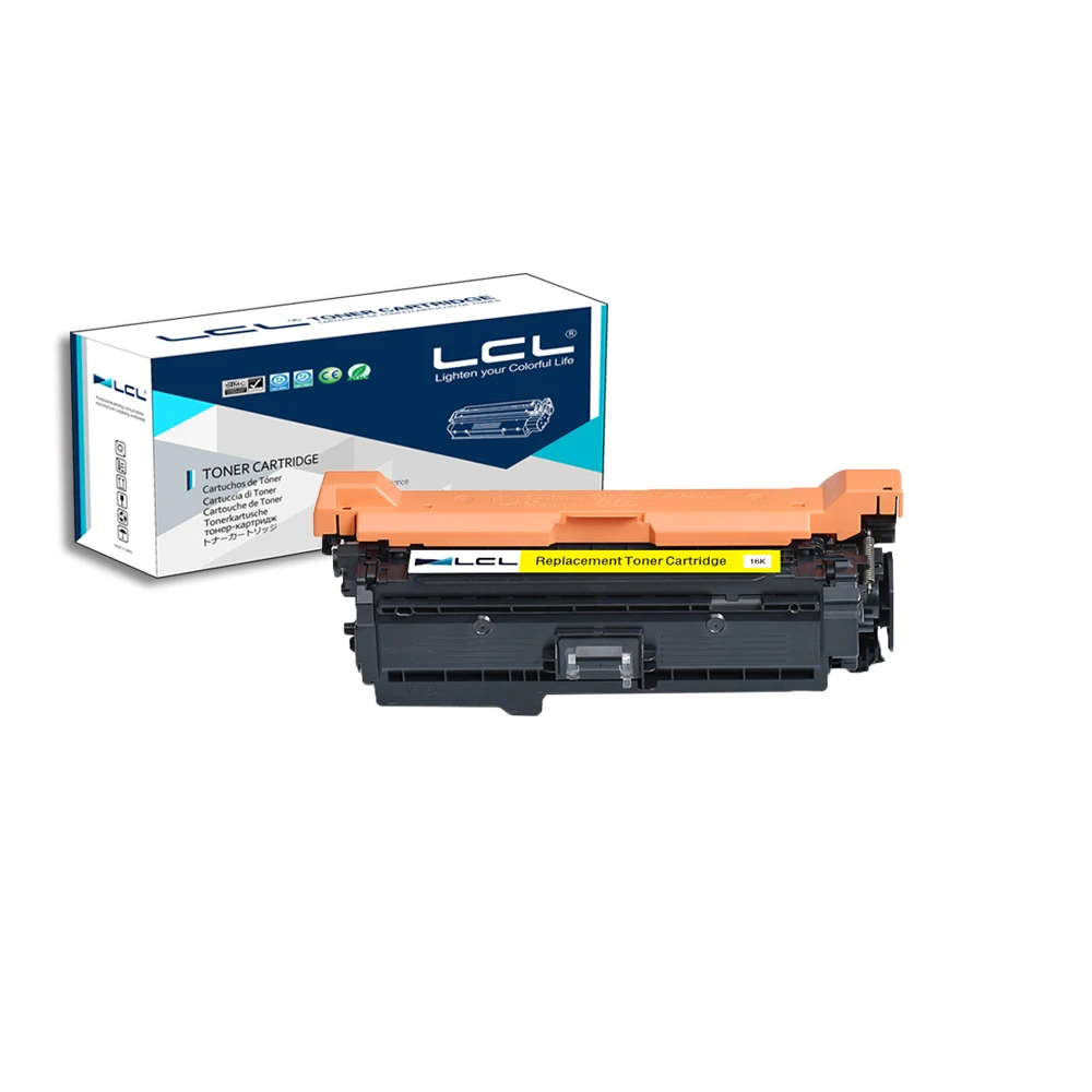 Тонер картридж LCL 504X 504A CE250X CE251A CE252A CE253A (4 упаковки) совместимый с HP Color laserJet