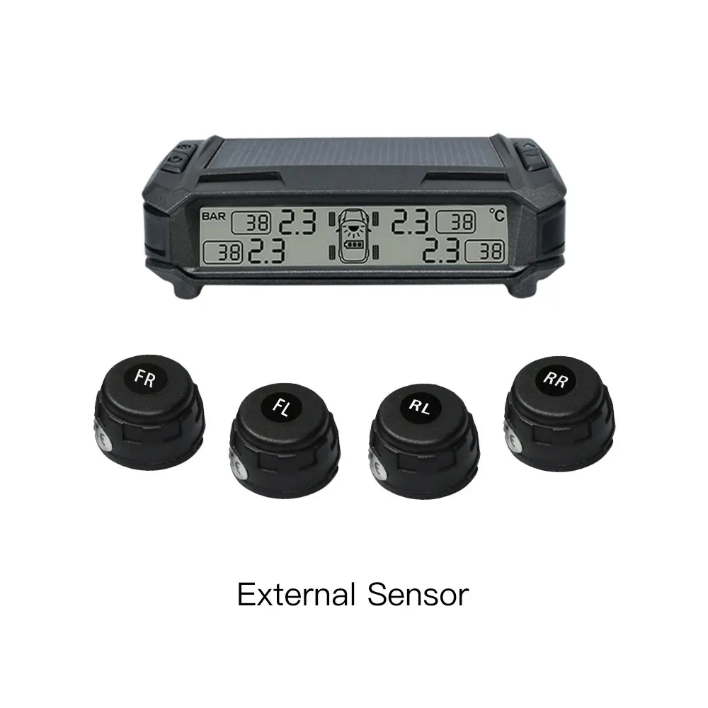 M1-External Sensor Система контроля давления в автомобильных шинах TPMS, беспроводной монитор давления в шинах, внешний внутренний датчик TMPS - Тип: M1-External Sensor