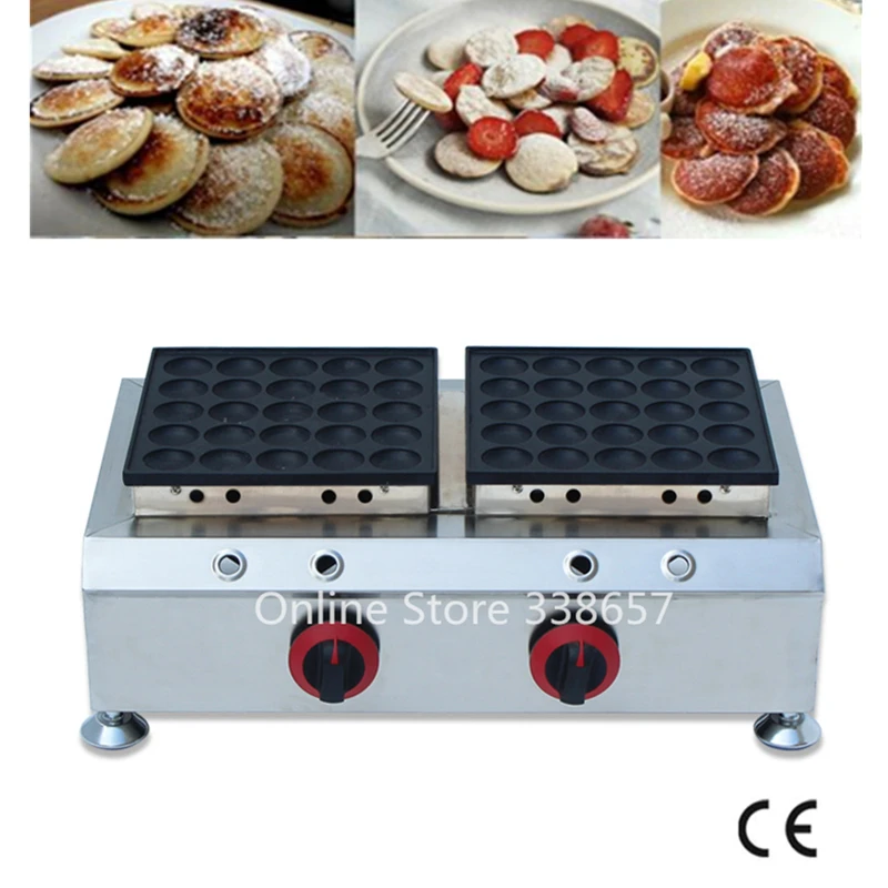 50 отверстий LPG газ голландское печенье блинное Poffertjes гриль вафельница пекарь