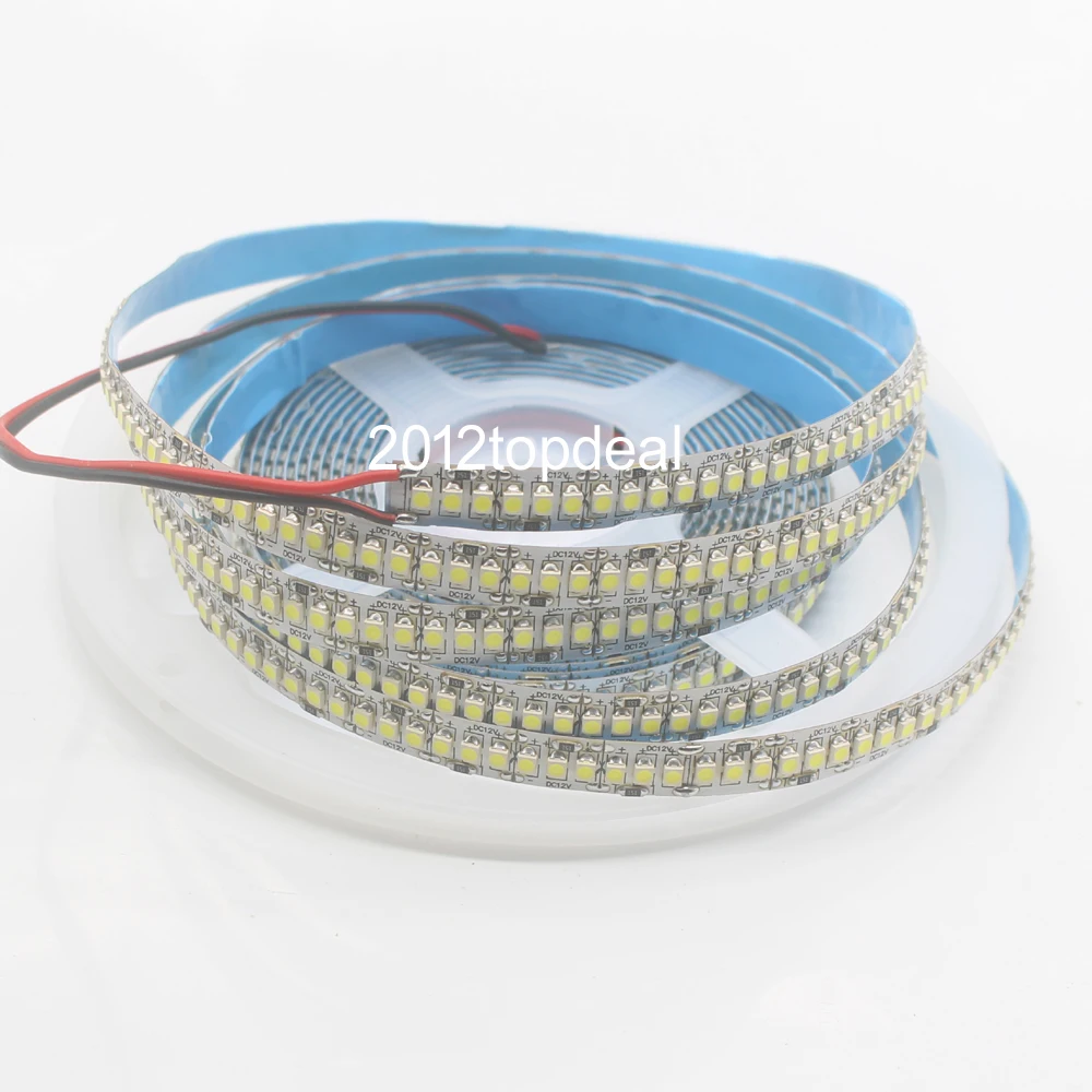 Светодиодная лента 1 м 2 3 4 5 м/лот 10 мм 2835 SMD 1200 DC12V ip20 не водонепроницаемый гибкий