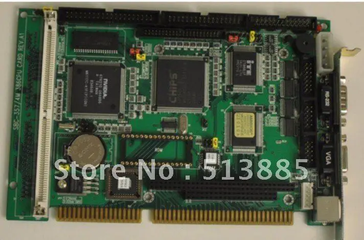 Aaeon SBC 357/4 Промышленная материнская плата полуразмерная ЦП карта с MITE 8661F/ISA
