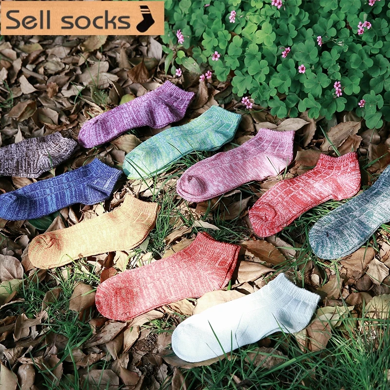 Распродажа! 10 цветов новые японские грубые женские повседневные хлопковые носки