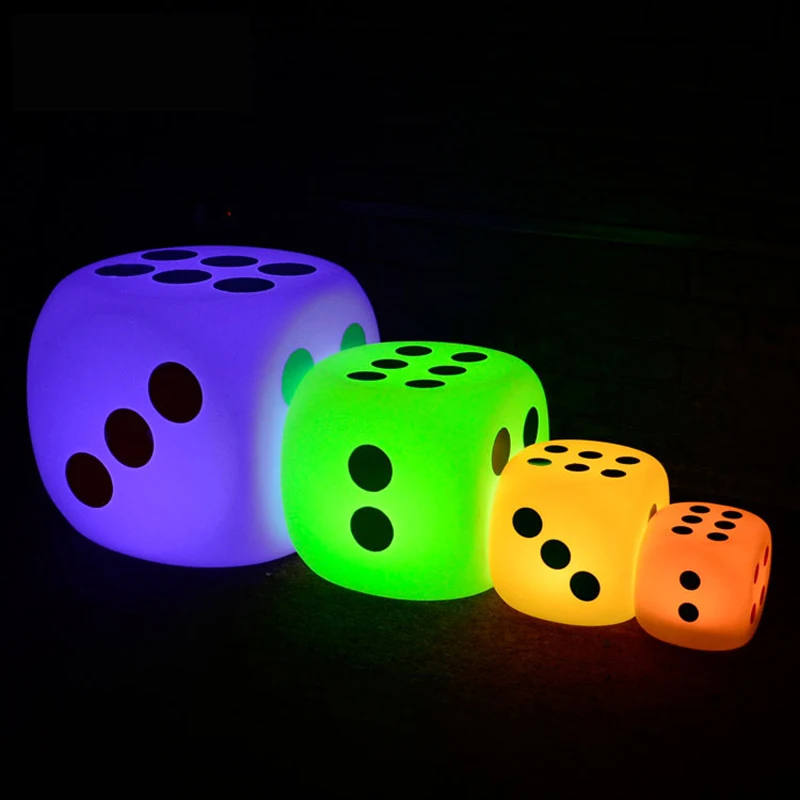Креативный светодиодный ночник craps водонепроницаемый кубический стул 15 см 20 30
