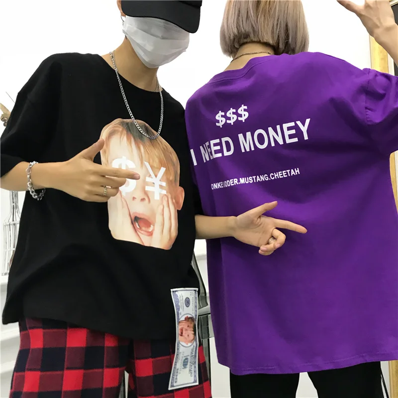 YouGeMan женская футболка весна лето корейский Ulzzang Harajuku Bf принт короткий рукав