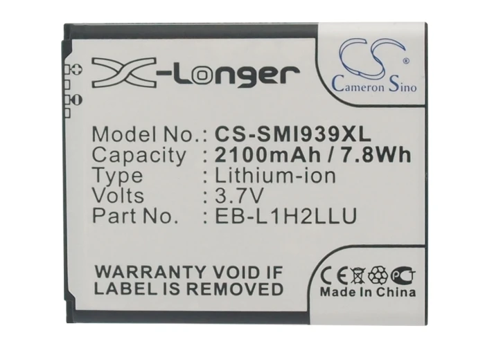 EB L1H2LLU батареи Cameron Sino 2100mAh для Samsung i9260 I9268 i939 G3182 G3815 G386F G386T NTT DoCoMo Galaxy S3 SC 06D|2100mah