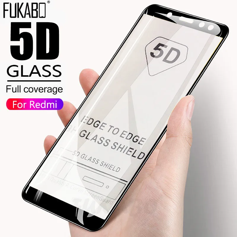 5D полное покрытие из закаленного стекла для Xiaomi Redmi Note 7 6 Pro Redmi 4X5 Plus 6 Pro 6A Защитная пленка для экрана для Redmi Note 5 стекло