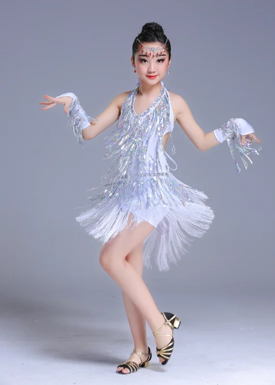 Детский костюм для латиноамериканских танцев выступлений и представлений танго