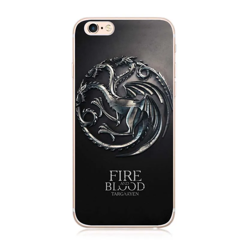 Juego DeTronos Daenerys Dragn Jon Nieve tyrion lannister Caja Del Telfono Duro para el для iphone XS XSMX 5s 6 S SE 7 8 Plus Cubi |