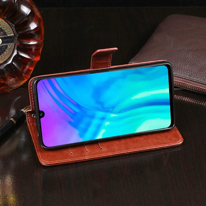 Деловой чехол для Huawei Honor 20i с откидной крышкой 20 i телефона из искусственной