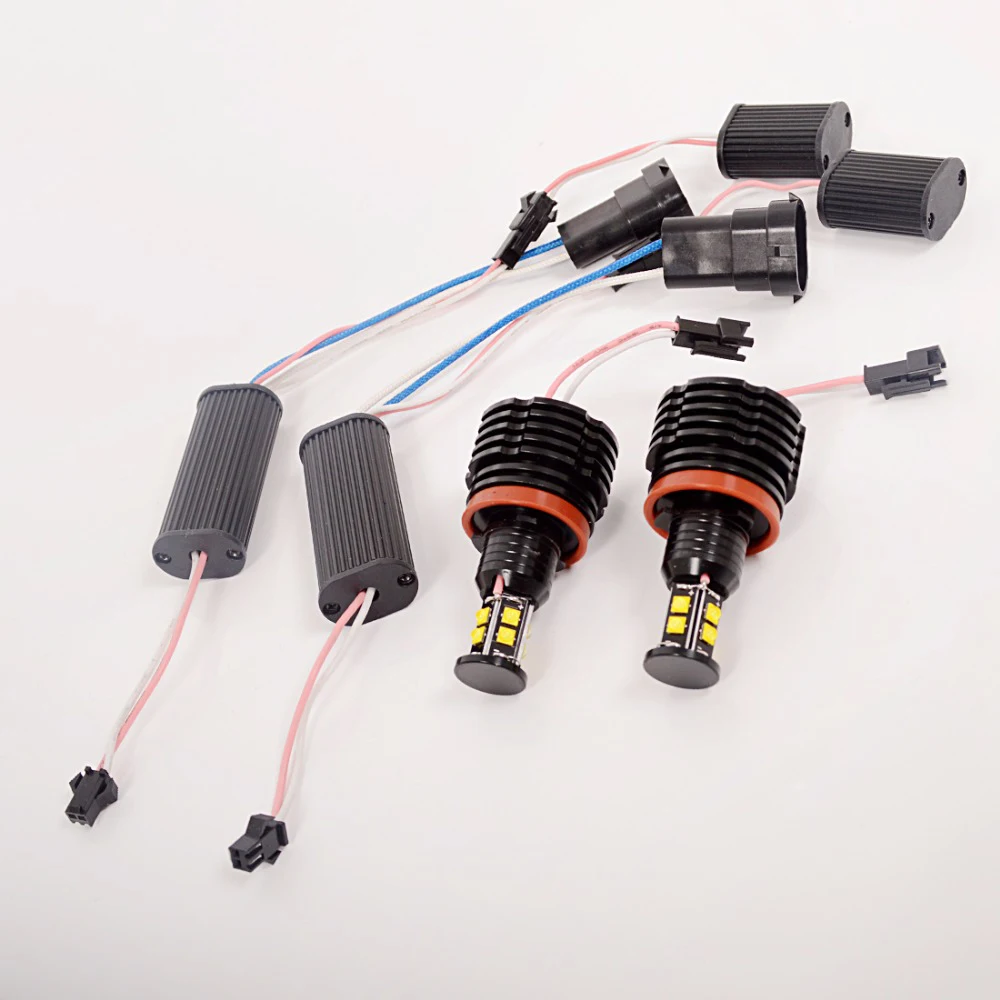 Flytop 2*80 Вт 160 Светодиодный Маркер ангельские глазки H8 CREE светодиодный ксеноновый