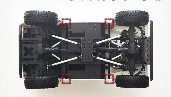 Defender D90 джип 4X4 готов к запуску грузовик для 1/10 1/12 RCW4D осевой SCX10 TAMIYA 6X6 4X4 грузовики TRX4 HRAXXAS CAPO JK CROSS RC