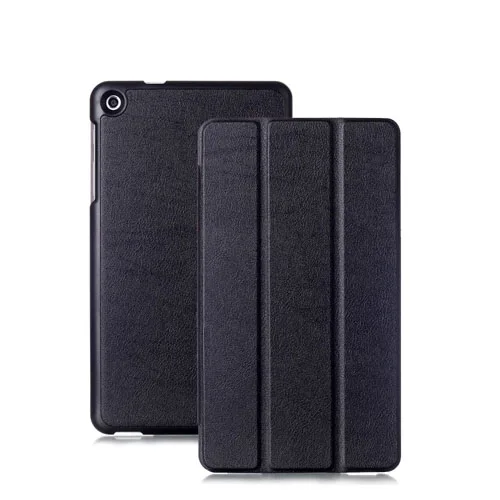 black S8-301W 301U 301L ультратонкий кожаный чехол для huawei MediaPad M1 8,0 планшет флип-чехол-подставка - Цвет: black