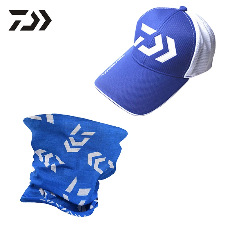 Daiwa Dawa Summer Sunshield Hat Sunshade Cap Scarf Face mask Breathable Outdoor Sports UV protection Fishing Hiking | Спорт и