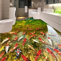 beibehang papel de parede 3d floor painting wallpaper non slip waterproof thickened self adhesive pvc wall paper murals painting