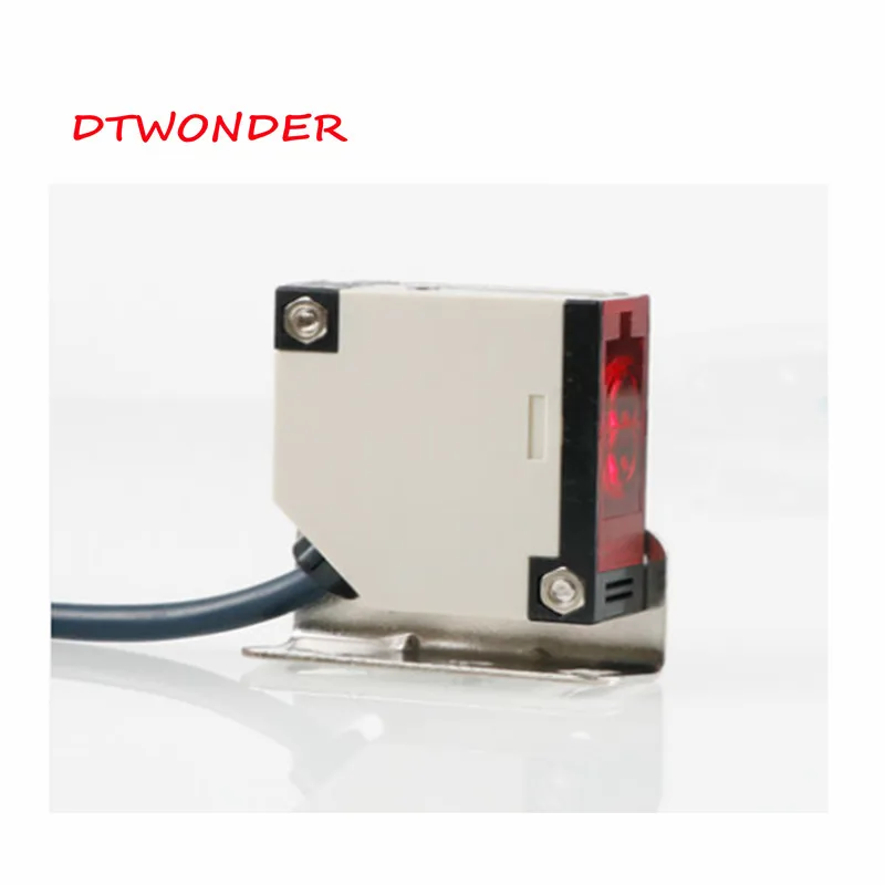 AC110V-220V DTWONDER доступа Управление Наборы Светоотражающие фотоэлектрический ИК-датчик переключатель Отражательная Пластина для 4 м NC без DT-RB4M2 - Цвет: AC110V-220V