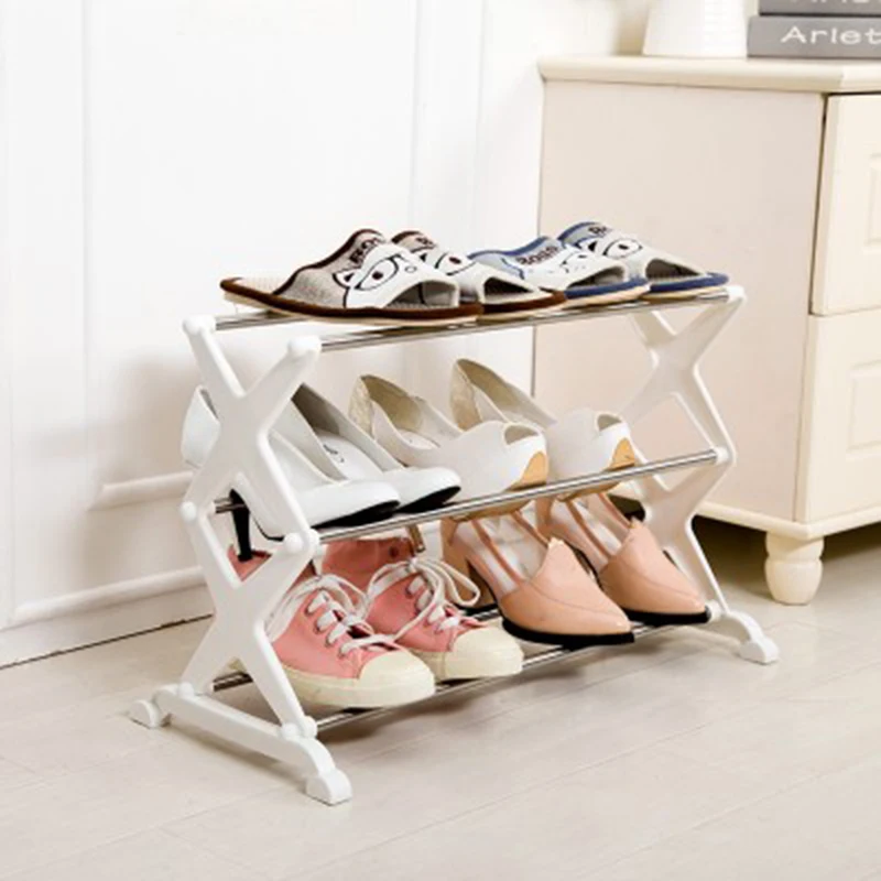 3 уровня шкаф для обуви стены скамьи Полка Шкаф Организатор ящик хранения