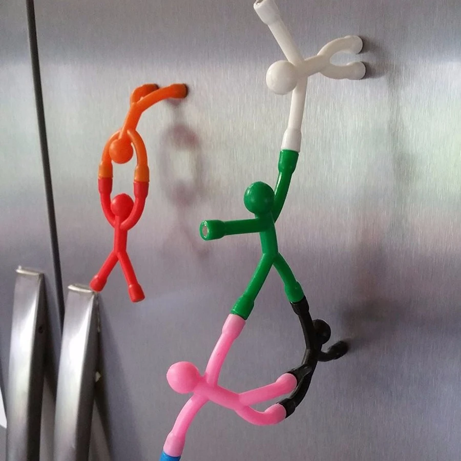 6 шт./лот магнит Бенди для мужчин Дети забавная игрушка фигурку EDC ручной Непоседа