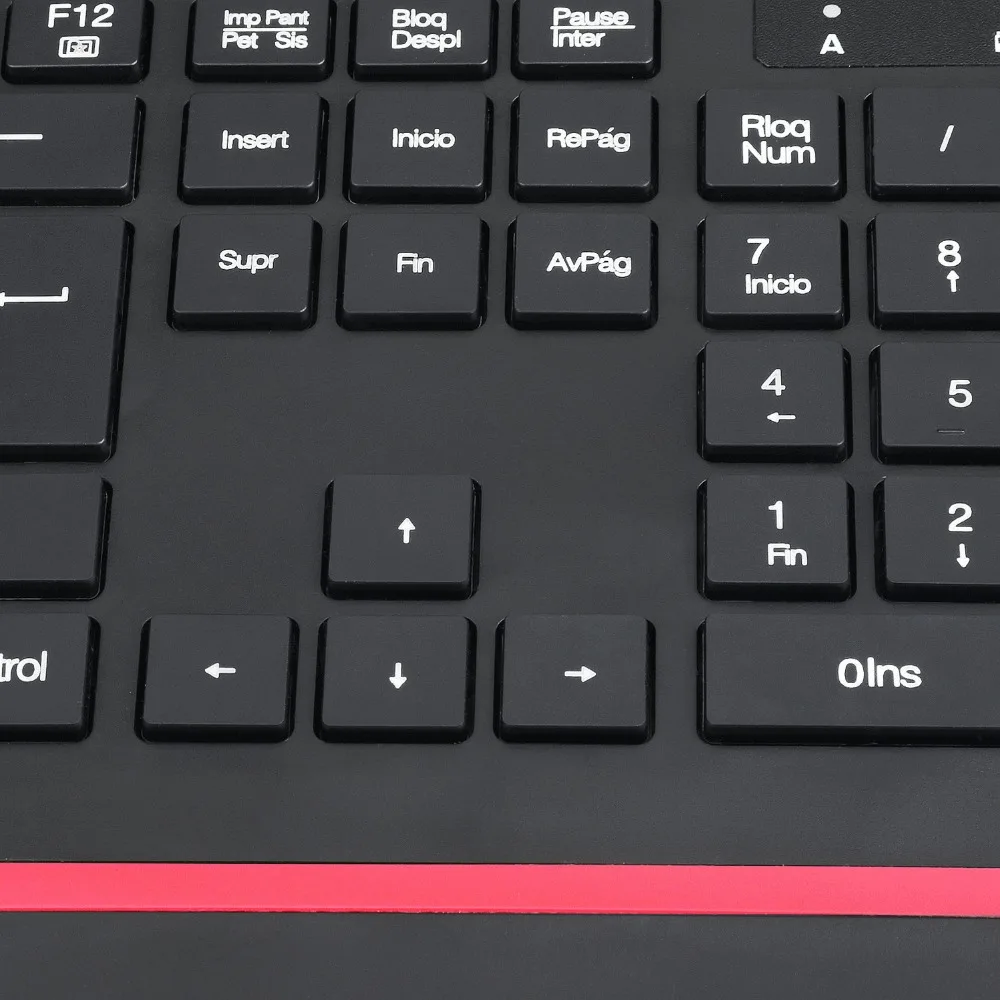 E780 испанский Беспроводной клавиатура Мышь комбинированный набор мультимедийных