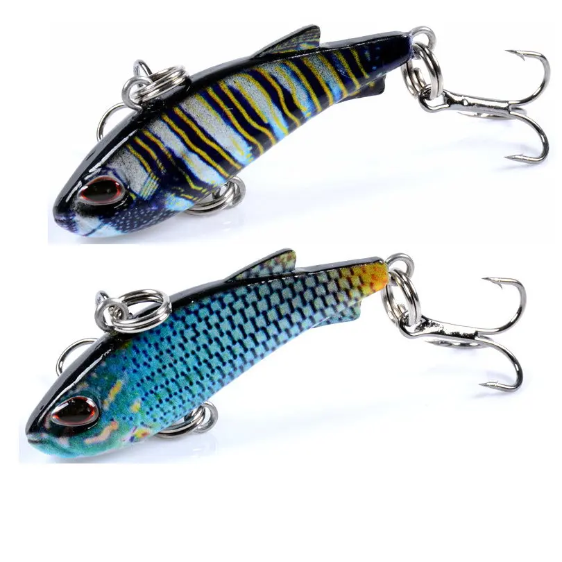 1 шт. 4 2 см/4 г жесткая пластмассовая Вибрирующая наживка все Слои 3D воблер с