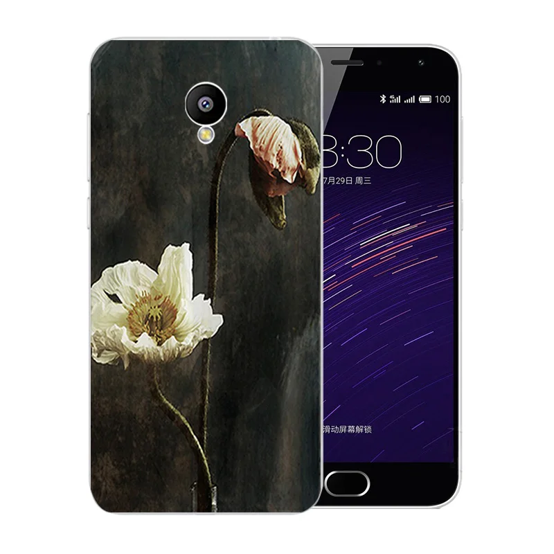 5 0 дюйма для Meizu M2 Mini чехлы телефонов мягкий тонкий прозрачный силиконовый чехол