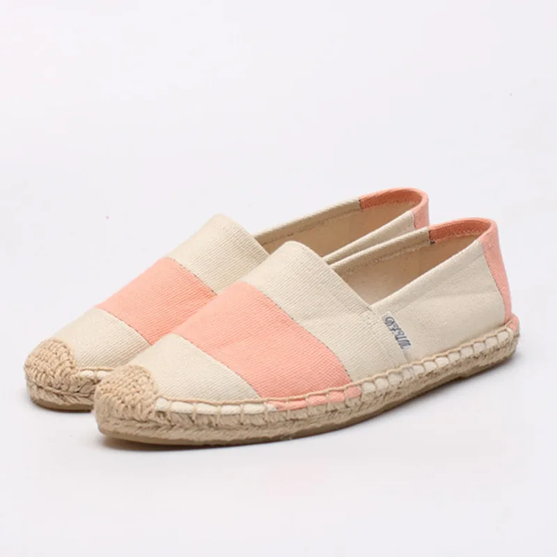 DZYM Autum New Classic Canvas Espadrille Mixed Color Women Flats Top Quality Footwear Breathable Moccasins Loafers Zapatos Mujer