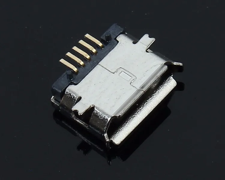 Флеш-накопитель USB с гнездовым гнездо 5P разъем 50 шт./лот 5pin MK5P Micro 5-контактный SMD Медь оболочки данных Порты и разъёмы MK5P для MP3/4/5 мобильный Tabletels