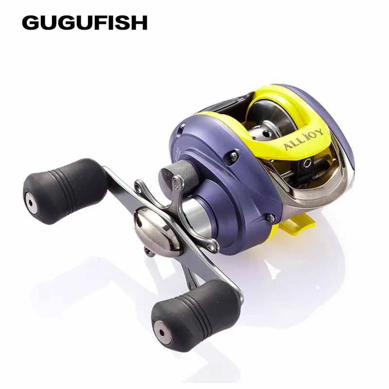 Рыболовная катушка GUGUFISH с правой и левой стороны 3 + 1BB 6 2: 1|baitcasting reel|fishing reelleft handed