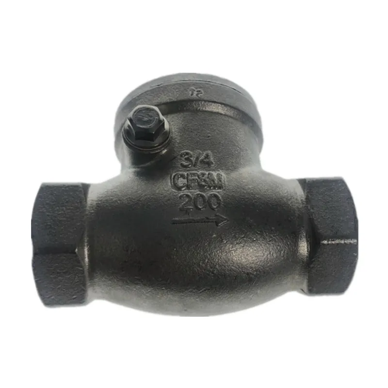 WZJG BSPT 1 1/2 &quotDN40 PN16 CF8M запорный клапан с резьбой 200PSI из нержавеющей стали SS304