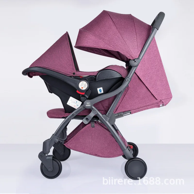 Красный Детская коляска автокресло 2 в 1 yoyo baby zen коляска карман для прогулочной коляски светильник вес путешествия коляска poussette bebe cochecito de - Цвет: Красный