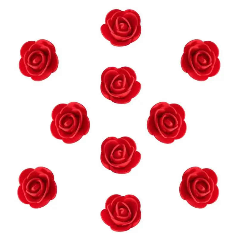 25cm DIY Foam Rose Bear Mold+200pcs PE Handmade Flower Creative DIY Rose Doll Toys Romantice Wedding Party Gifts