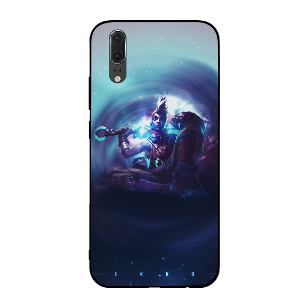 Мягкий чехол League of Legends EKKO для Huawei Y6 Y7 Y9 Prime 2017 2018 2019 Nova 2i 3 4 3i Lite Mate 10 20 Pro