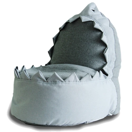 Little Shark Милый маленький детский табурет с акулой, деревянный табурет для ног, стул с ящиком для хранения внутри, детский диван, мебель, мультяшный табурет, домашний Сейф - Цвет: Little Shark