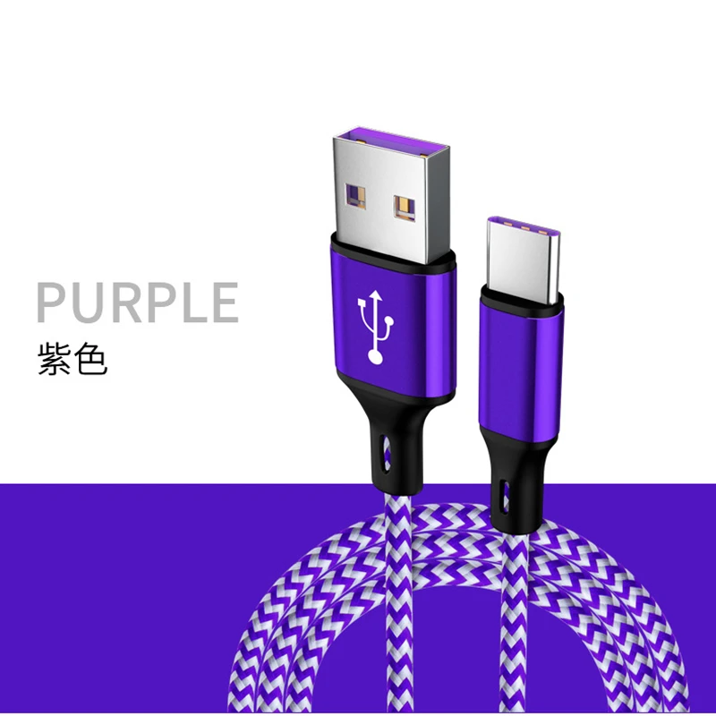 Оригинальный суперзарядный кабель 3 1 Type C для Huawei P30 P20 Pro lite Mate20 10 P10 Plus USB