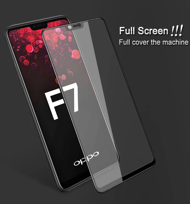 2 шт 3D закаленное стекло для OPPO F7 Полное покрытие экрана Взрывозащищенная защитная пленка для OPPO F7 CPH1819 CPH1821