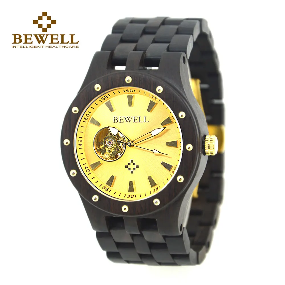 BEWELL 2017 Мужские механические часы деревянные для зрелых и стабильных мужчин s Crologio